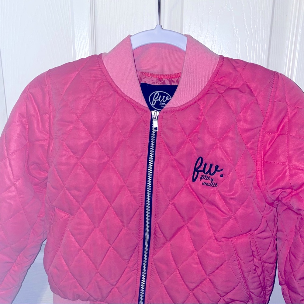 Pink Bomber Jacket - Picture 6 of 9